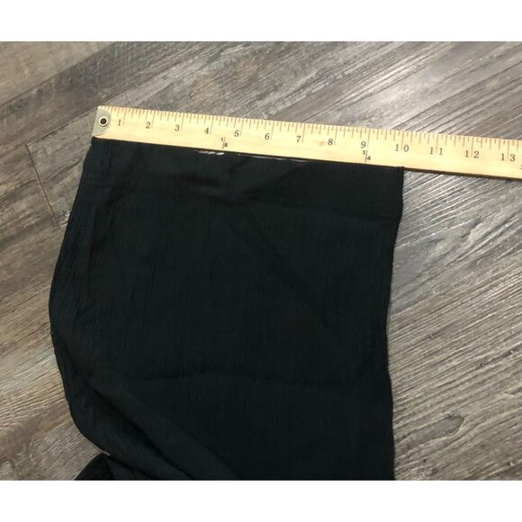 Madewell Womens Medium Black Wide Leg Pants Trousers - Picture 6 of 6